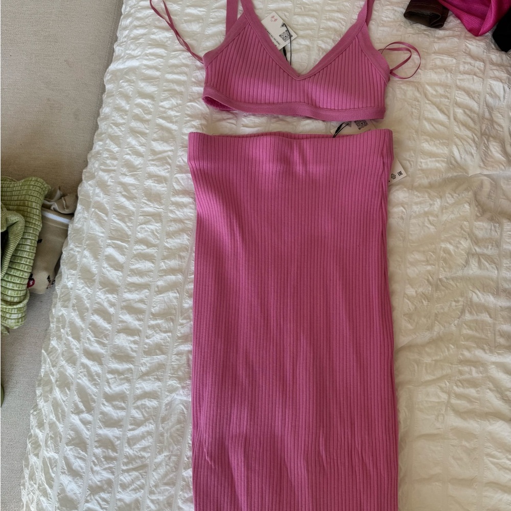 Hot pink Zara set